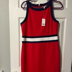 Red white and blue Banana Republic dress